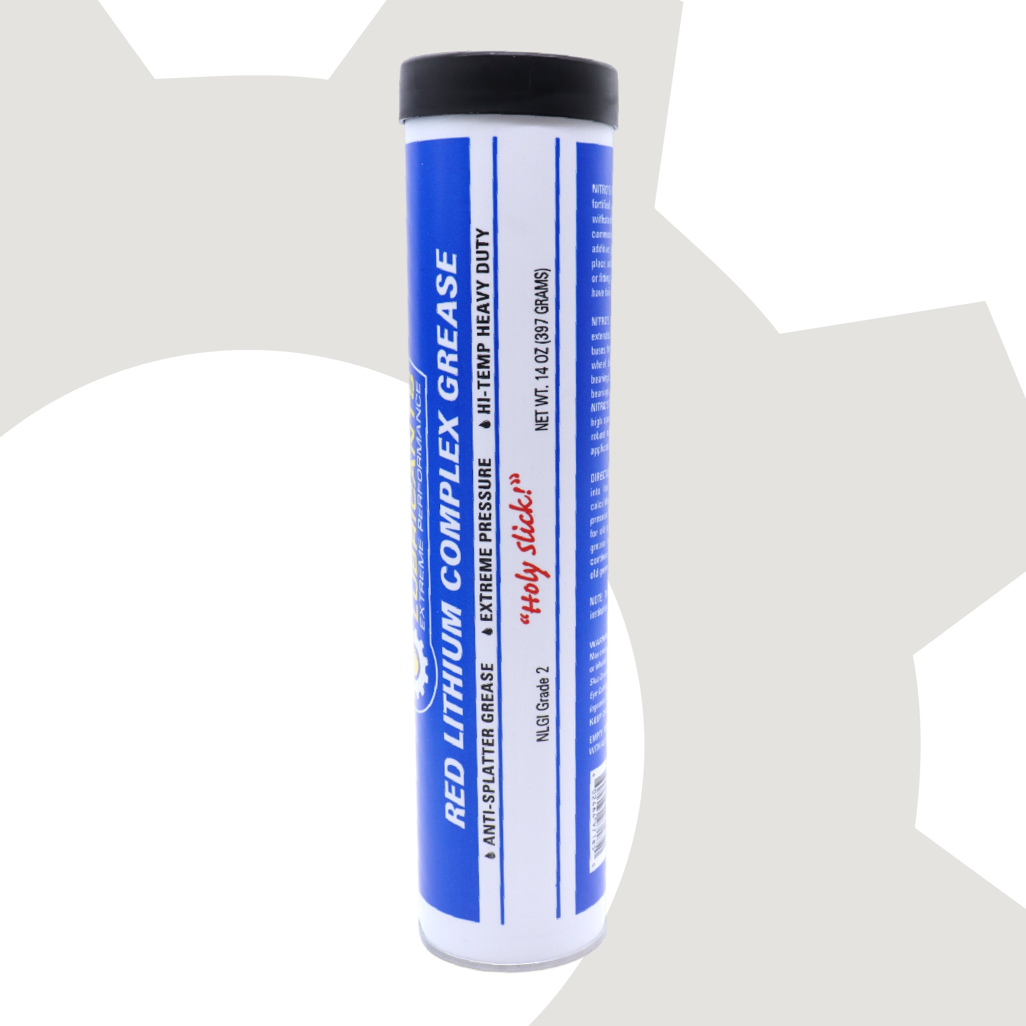 Nitro Lubricants Red Lithium Complex Grease – 14oz Tube for Automotive, Racing, Marine & Off-Road Use – Heavy-Duty, Extreme-Pressure, Multi-Purpose Grease, NLGI #2 (6-Pack)