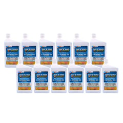 Nitro Lubricants 2 Stroke Engine Oil – Semi-Synthetic, High Performance Formula for Motorcycles and ATVs – Racing and Off-Road Use – Advanced Additive Technology – 1 Quart – Made in USA (12-Pack)