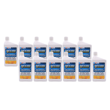 Nitro Lubricants Chaincase Oil – High Film Thickness, Improved Oxidation Control & Wear Resistance – Racing & Off-Road – Extends Engine Life – 1 Quart – Made in USA (12-Pack)