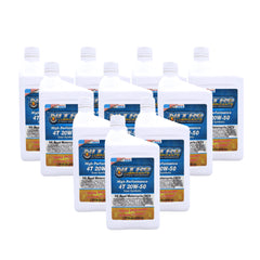 Nitro Lubricants 20W-50 Engine Oil – Synthetic Blend, Keeps Engine Clean of Varnish & Sludge under Severe Conditions – Racing & Marine Ready – 1 Quart – Made in USA (10-Pack)