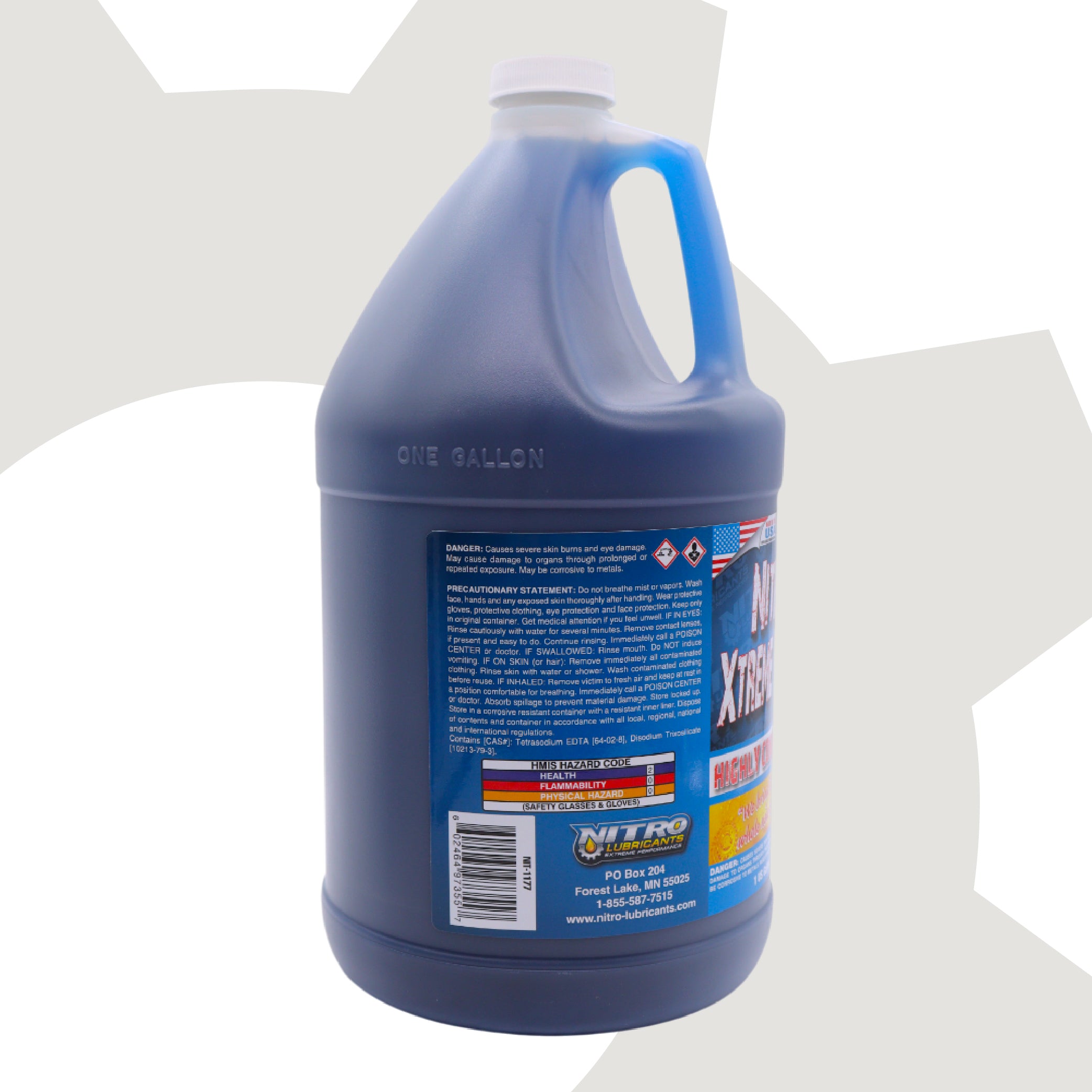 Nitro Lubricants Xtreme Bike Wash (1 GL)  Super Concentrated Heavy-Duty Cleaner and Degreaser for Motorcycles, ATVs, Four Wheelers, and Bicycles - Non-Caustic, Biodegradable, Hard Water Compatible