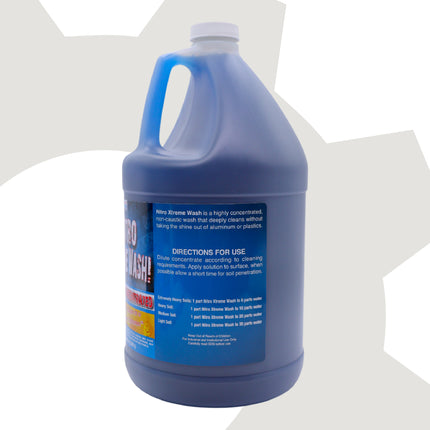 Nitro Lubricants Xtreme Bike Wash (1 GL)  Super Concentrated Heavy-Duty Cleaner and Degreaser for Motorcycles, ATVs, Four Wheelers, and Bicycles - Non-Caustic, Biodegradable, Hard Water Compatible