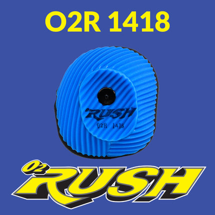 O2 RUSH High-Performance Air Filter fits Husqvarna FE250 FE350 FE450 (2024-2025) & KTM 125SX 150SX 250SX 250XC 250XC-F 350XC-F (2023-2025) - Washable & Reuseable (OEM 77206015000)