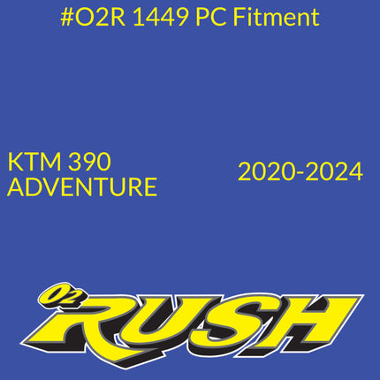O2 RUSH High‑Performance Adventure Bike & ATV/SXS Air Filter - Fits KTM 390 Adventure Pre-Cleaner (2020-2024) 2 Pack – Washable, Reusable, Maximum Airflow & Engine Protection –‑Pre-Oiled Air Filter