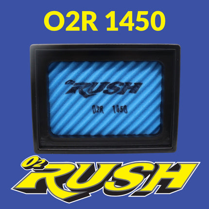 O2 RUSH High‑Performance Adventure Bike & ATV/SXS Air Filter - Fits KTM 1050/1190, 1290 ADV/R (2013-2025) – Washable, Reusable, Maximum Airflow & Engine Protection – CNC‑Pre-Oiled Air Filter