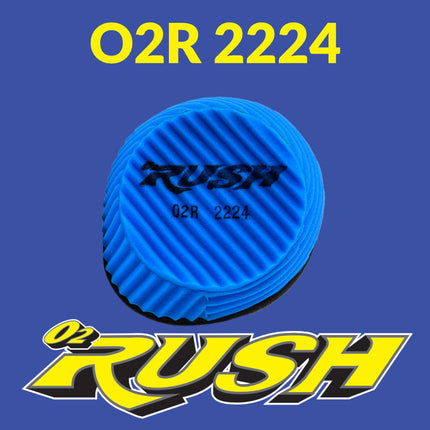 O2 RUSH High-Performance Saw-Tooth Foam Air Filter – Fits All TM 2T & 4T Models 2002-2025 (85/100/125/144/250/300/450/530) – Washable Reusable Race Proven