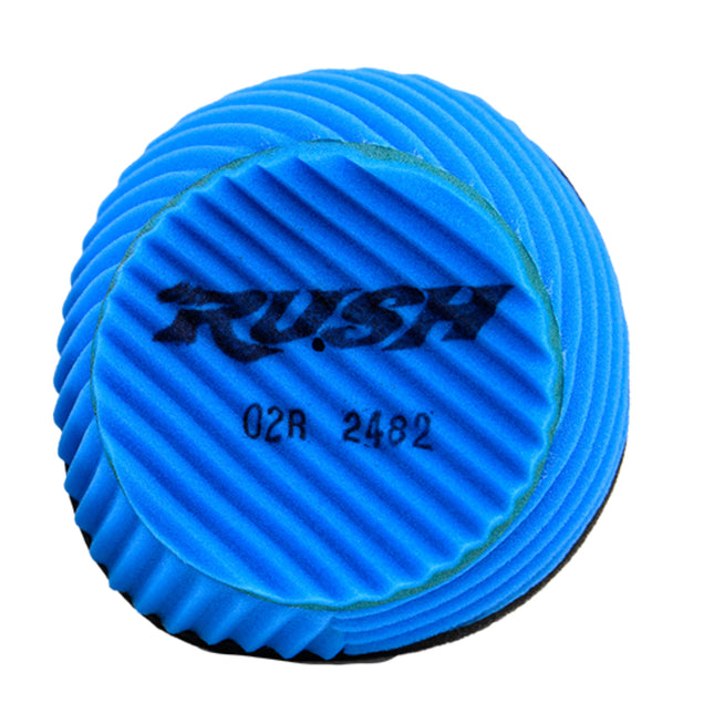 O2 RUSH Saw-Tooth High Flow Air Filter fits Suzuki RM-Z450 (2005-2025) & RM-Z250 (2004-2025) - 2X Filtration Area, CNC Foam, Laser-Cut, Ultra-Soft Seal, Washable & Reusable (OEM  13780-10H00)