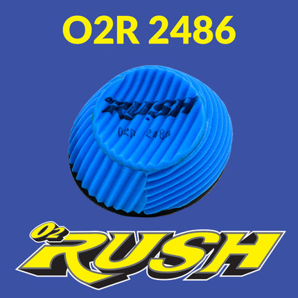 O2 RUSH High-Performance Saw-Tooth Foam Air Filter - Maximum Airflow & Dust Protection - Fits Suzuki DR-Z400E / DR-Z400S / DR-Z400SM All Years 2000-2025 - Washable & Reusable (OEM  13780-44E00)
