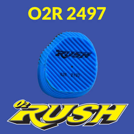 O2 RUSH High-Performance Air Filter fits Suzuki RM-Z450 (2005-2024) & RMZ250 RM-Z250 (2004-2024) - Washable & Reusable, Direct Replacement (OEM 13780-37K00)