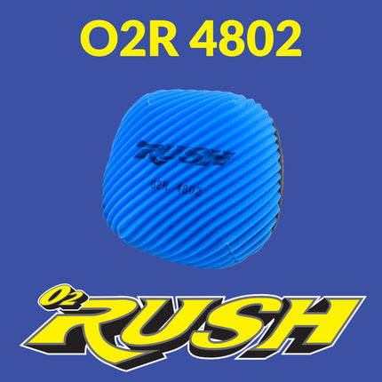 O2 RUSH High-Performance Saw-Tooth Foam Air Filter – Fits Beta RR 125 200 250 300 350 390 430 480 2T/4T 2020-2025 & X-Trainer – Replaces OEM 037.38.002.82.00 – Washable Reusable Race Proven