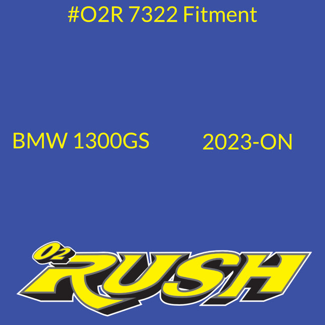 O2 RUSH High‑Performance Adventure Bike & ATV/SXS Air Filter - Fits BMW R1300GS (2023+) – Washable, Reusable, Maximum Airflow & Engine Protection - CNC‑Pre-Oiled Air Filter (2 Pack)
