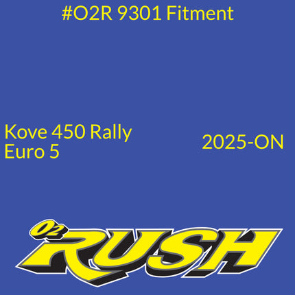 O2 RUSH High‑Performance Adventure Bike & ATV/SXS Air Filter - Fits Kove 450 Rally Euro 5 – Washable, Reusable, Maximum Airflow & Engine Protection