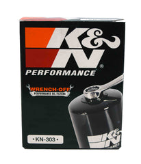 K&N 56-0303 ATV/UTV Premium High Flow Canister Type Racing  Oil Filter