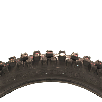 Pirelli MT 21 Rallycross 90/90-21 Front & 110/80-18 Rear Motorcycle Tires - Dual-Sport/Enduro, Aggressive Tread for Off-Road & Rally, High-Performance Grip, Fits Adventure & Dirt Bikes with Keychain