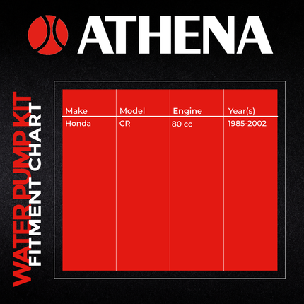 Athena P400210475001 Water Pump Gasket Rebuild Kit for Honda 80 CR 1985-2002 – Complete Gasket & Seal Rebuild Kit for Motocross Dirt Bikes