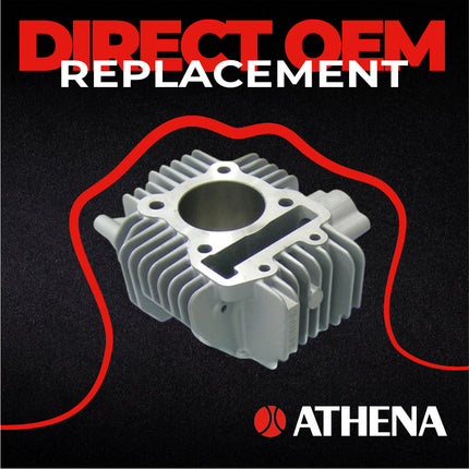 Athena P400250100005 130cc Big Bore Cylinder Kit (57mm Bore) - High-Performance Pit Bike Upgrade Kit, Converts 110cc to 130cc, Compatible with Kawasaki KLX110 & Suzuki DR-Z110