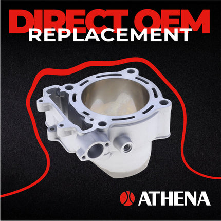 Athena P400250100009 Standard Bore Cylinder Kit (96mm, 450cc) - Premium 4-Stroke Top End Rebuild Kit with Forged Piston & Gaskets, Compatible with Kawasaki KFX450R ATV 2008-2014