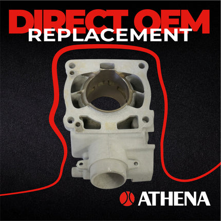 Athena P400250100011 144cc Big Bore Cylinder Kit with Cylinder Head (58mm Bore) - Premium 2-Stroke Performance Upgrade, Compatible with Kawasaki KX125 2003-2007
