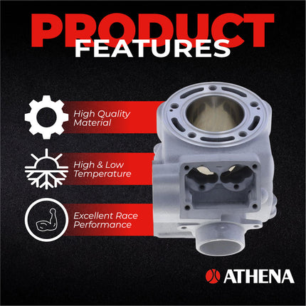 Athena P400485100003 Standard Bore Cylinder Kit (54mm, 125cc) - Premium 2-Stroke Top End Rebuild Kit with Forged Piston & Gaskets, Compatible with Yamaha YZ125 1997-2004