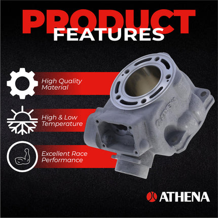 Athena P400485100017 Standard Bore Cylinder Kit (54mm, 125cc) - Premium 2-Stroke Top End Rebuild Kit with Forged Piston & Gaskets, Compatible with Yamaha YZ125 2005-2021