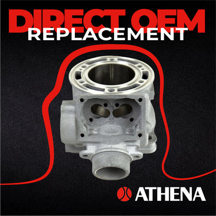 Athena P400485100077 106cc Big Bore Cylinder Kit with Modular Head & Exhaust Valves (53mm Bore) - Premium 2-Stroke Performance Upgrade, Compatible with Yamaha YZ85 2019-2026