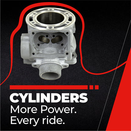 Athena P400485100077 106cc Big Bore Cylinder Kit with Modular Head & Exhaust Valves (53mm Bore) - Premium 2-Stroke Performance Upgrade, Compatible with Yamaha YZ85 2019-2026