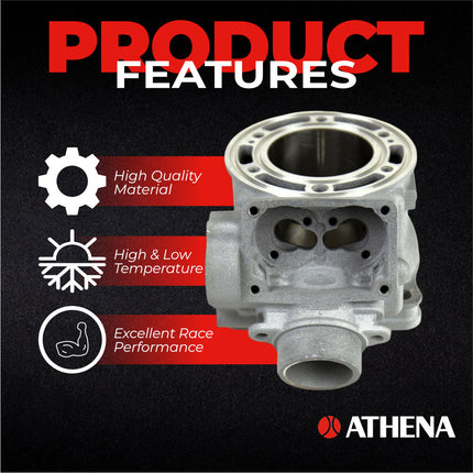 Athena P400485100077 106cc Big Bore Cylinder Kit with Modular Head & Exhaust Valves (53mm Bore) - Premium 2-Stroke Performance Upgrade, Compatible with Yamaha YZ85 2019-2026