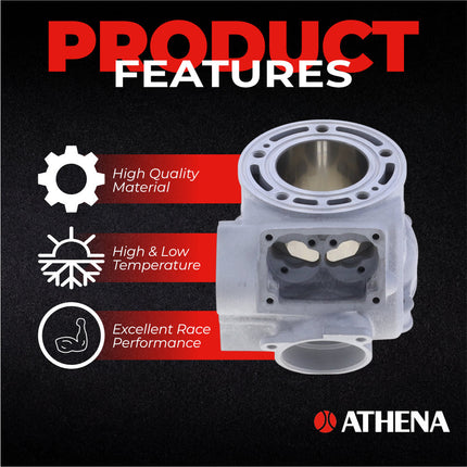 Athena P400485100100 Standard Bore Cylinder Kit (54mm, 125cc) - Premium 2-Stroke Top End Rebuild Kit with Forged Piston & Gaskets, Compatible with Yamaha YZ125 2022-2026