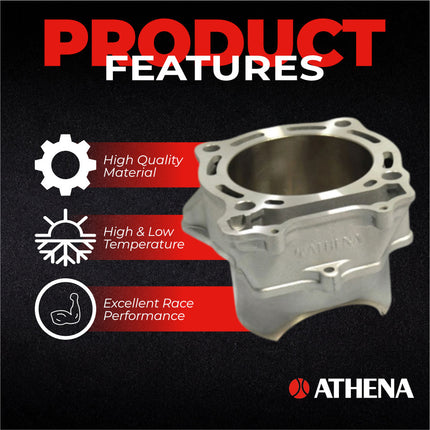 Athena P400510100007 Standard Bore Cylinder Kit (95.5mm, 450cc) - Premium 4-Stroke Top End Rebuild Kit with Forged Piston & Gaskets, Compatible with Suzuki LT-R450 QuadRacer 2006-2011