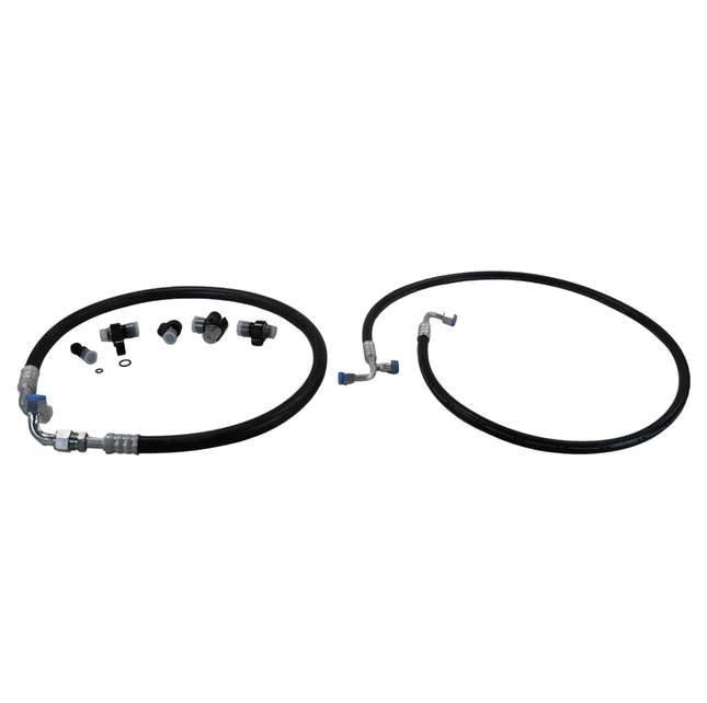 ADiesel Power Source A/C Line Relocation Kit 2010-2018 Dodge Ram 2500/3500 6.7 Cummins Diesel – Direct Fit Clearance for Compound Turbo / 2nd Gen Swap – OEM Quality Replacement Lines & Fittings