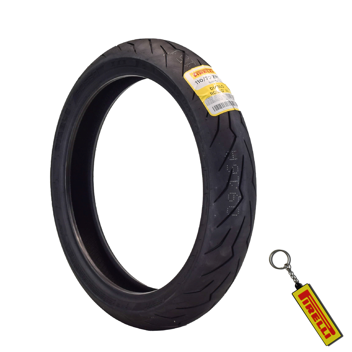 Pirelli 871-1151 Single Diablo Rosso III 110/70ZR17 54W Front Motorcycle Tire