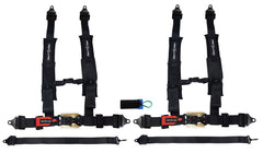 ProGuard Offroad (2) Harnesses - Black 2" Straps 5 Points of Contact Bypass Clip