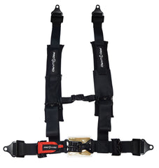 PROGUARD Black 4 Point Harness with 2" Nylon Straps - Universal Off-Road Safety Belt, Fits  Polaris, Can-Am, Kawasaki and More UTVs, ATVs, Side-by-Sides