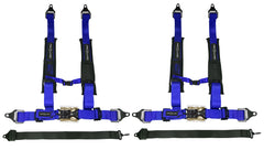 ProGuard Offroad 5-Point Safety Harness – Blue  2" Heavy-Duty Nylon Straps Universal Safety Belt fits  Polaris, Can-Am, Kawasaki, Yamaha UTV, ATV, SxS . Soft Shoulder Pads (2 PK)