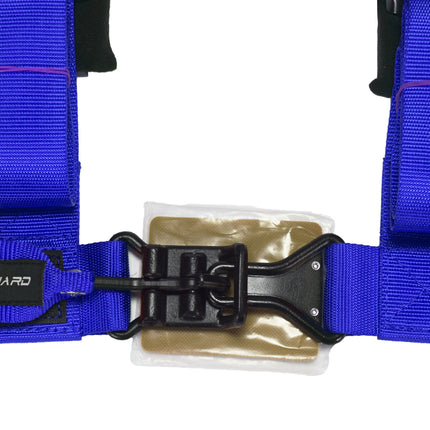 ProGuard Offroad 4-Point Safety Harness – Blue  2" Heavy-Duty Nylon Straps Universal Safety Belt fits Polaris, Can-Am, Kawasaki, Yamaha UTV, ATV, SxS , Soft Shoulder Pads (2PK)