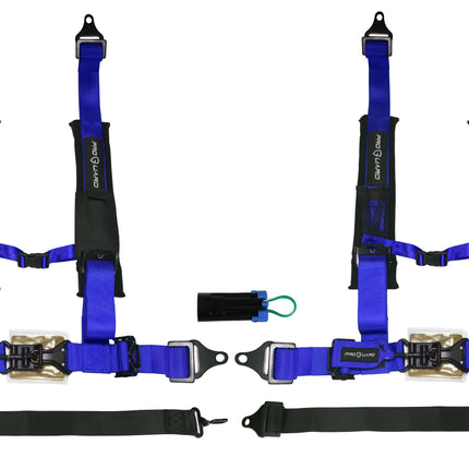ProGuard Offroad (2) Harnesses Blue w/ 2" Straps 5 Points of Contact Bypass Clip