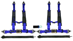 ProGuard Offroad (2) Harnesses Blue w/ 2" Straps 5 Points of Contact Bypass Clip