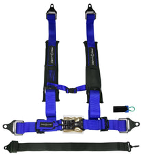 PROGUARD Blue 5 Point Universal UTV Off-Road Harness 2" Straps w/ Bypass Clip