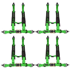 ProGuard Offroad Harnesses 4-Pack Green w/ 2" Nylon Straps, 4 Points of Contact