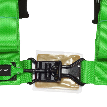 ProGuard Offroad (4) Harnesses - Green 2" Straps 4 Points of Contact Bypass Clip