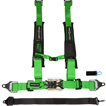 ProGuard Offroad Harness (Green) w/ 2" Straps, 5 Points of Contact & Bypass Clip