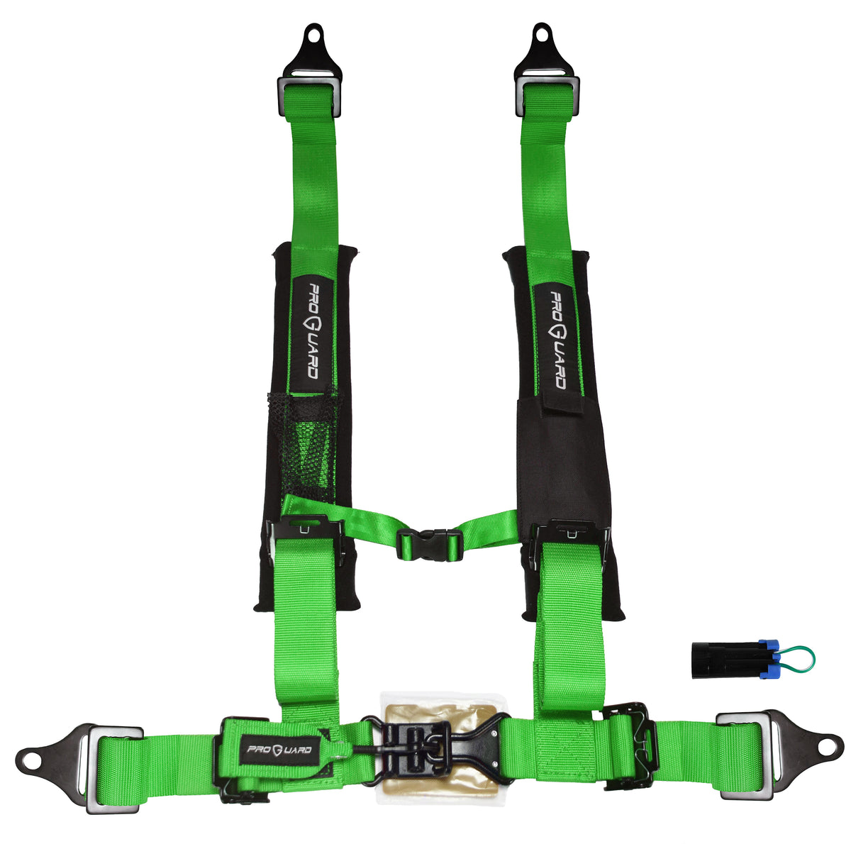 ProGuard Offroad Harness (Green) w/ 2" Straps, 4 Points of Contact & Bypass Clip