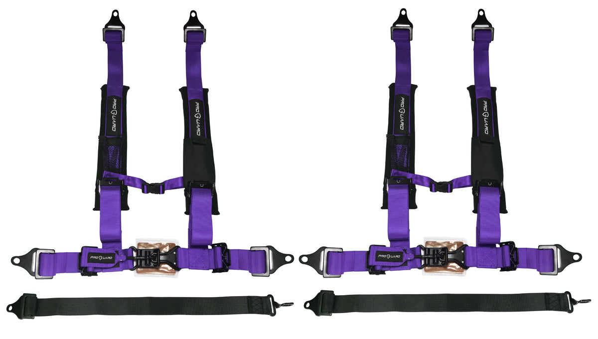 ProGuard Offroad Harnesses 2-Pack Purple w/ 2" Nylon Straps, 5 Points of Contact