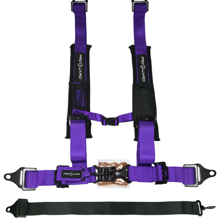 ProGuard Offroad Harness Purple with 2" Nylon Straps and 5 Points of Contact - Universal Safety Belt fits Polaris, Can-Am, Kawasaki, Yamaha UTVs, ATVs, Side-by-Sides