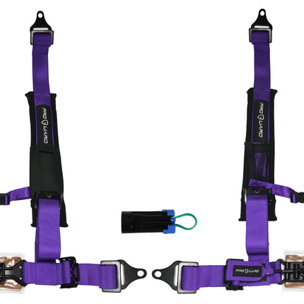 ProGuard Offroad (2) Harnesses Purple 2" Straps 4 Points of Contact Bypass Clip