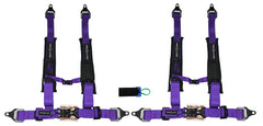 ProGuard Offroad (2) Harnesses Purple 2" Straps 4 Points of Contact Bypass Clip