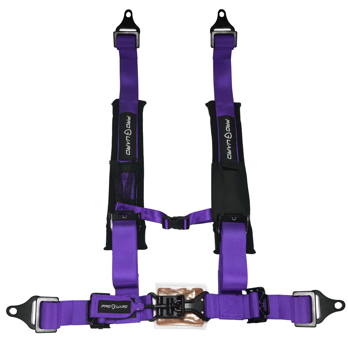 ProGuard Offroad Harness Purple with 2" Nylon Straps and 4 Points of Contact - Universal Safety Belt fits Polaris, Can-Am, Kawasaki, Yamaha UTVs, ATVs, Side-by-Sides