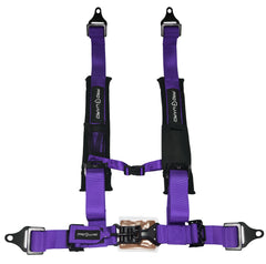 ProGuard Offroad Harness Purple with 2" Nylon Straps and 4 Points of Contact - Universal Safety Belt fits Polaris, Can-Am, Kawasaki, Yamaha UTVs, ATVs, Side-by-Sides