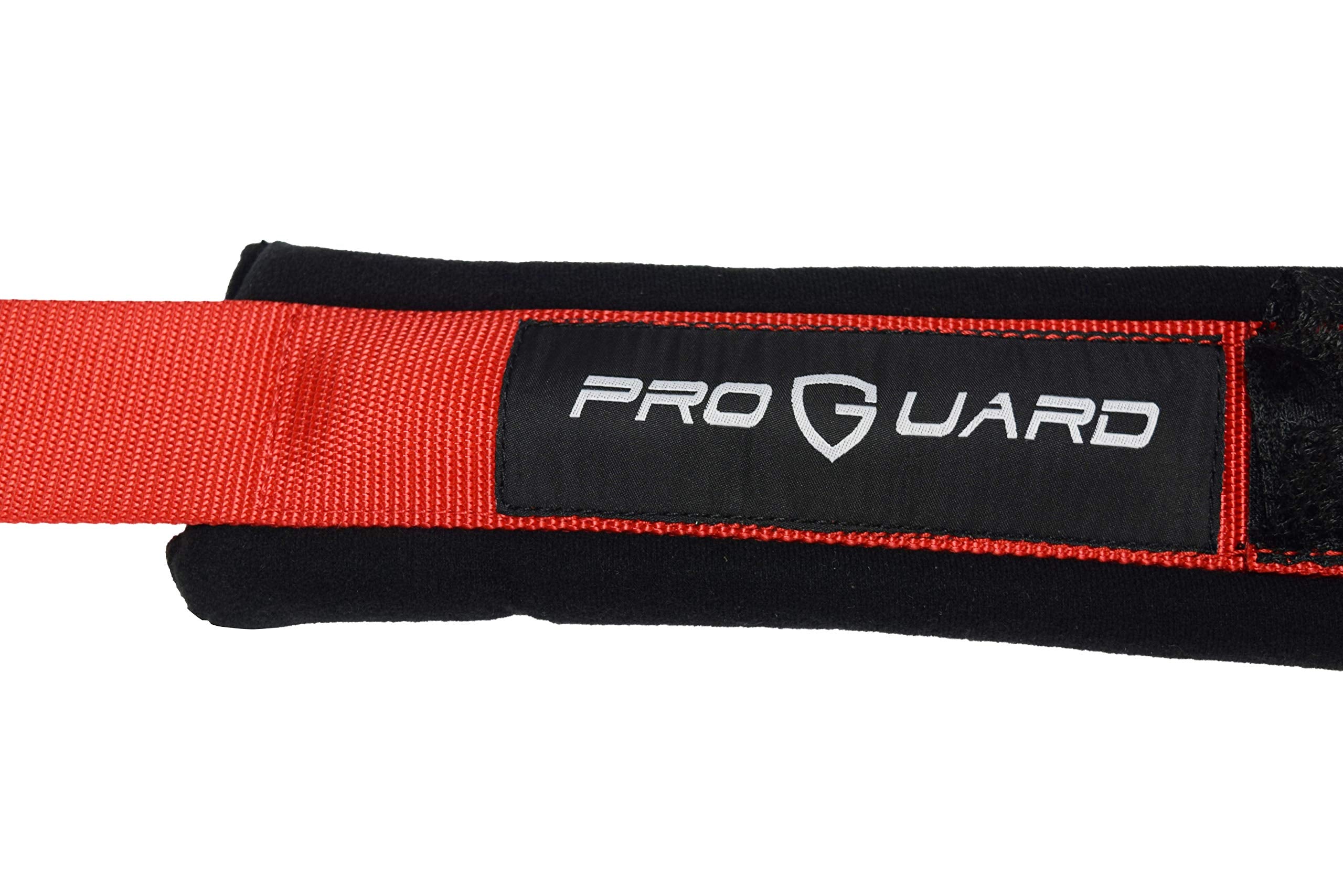 PROGUARD Red 4-Point Harness with 2" Nylon Straps (4 Pck) - Universal Off-Road Safety Belt fits Polaris, Can-Am, Kawasaki, Yamaha UTVs, ATVs, Side-by-Sides