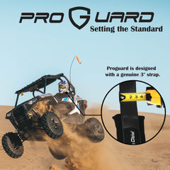 ProGuard Offroad (2) Harnesses - Black 3" Straps 5 Points of Contact Bypass Clip